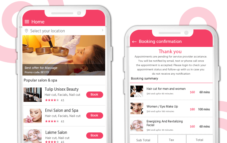 Best salon and spa booking marketplace software